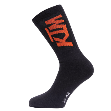 Lot de 12 Paires de Chaussettes homme Tennis Sportif Noir/Orange - Ktm