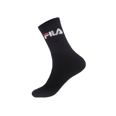 Lot de 6 Paires de Chaussettes homme Tennis Sportif Noir Uni - Fila