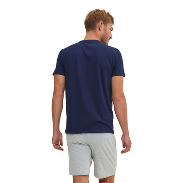 Pyjama Bleu homme coupe Regular Col rond Uni - Serge Blanco