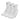 Lot de 3 Paires de Chaussettes homme Courtes Blanches - Airness