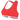 Brassière Femme CEINT Rouge et Blanc