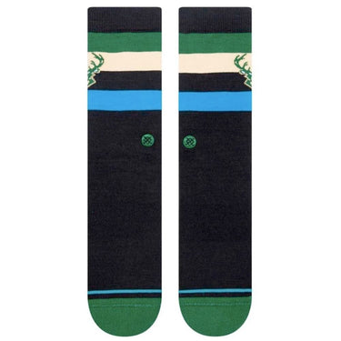 Chaussettes Homme BUCKS ST CREW Noir et Vert