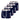 Lot de 4 Boxers homme Coton Navy Uni - Fila