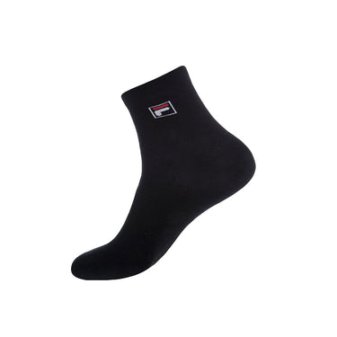 Lot de 6 Paires de Chaussettes homme Courtes Sportif Noir Uni - Fila
