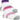 LOT DE 2 Socquettes Chaussettes Femme QUARTER XTEMP Blanc et Rose
