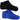 LOT DE 2 Socquettes Chaussettes Mixte TRAINLIGHT Noir et Bleu