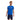 Pyjama Bleu homme coupe Regular Col rond Uni - Serge Blanco