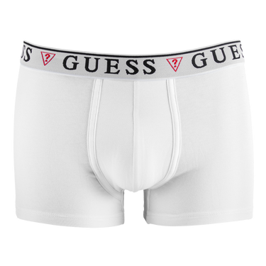 Lot de 3 Boxers homme Coton Blanc Uni - Guess