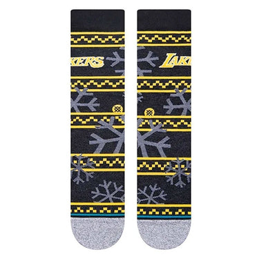 Chaussettes Homme LAKERS FROSTED Noir et Jaune