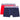 LOT DE 2 Boxer Sous-vêtements Garçon CLASSIC Rouge et Marine