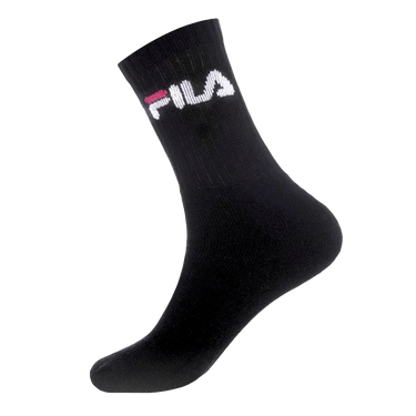 Lot de 12 Paires de Chaussettes homme Tennis Sportif Noir Uni - Fila