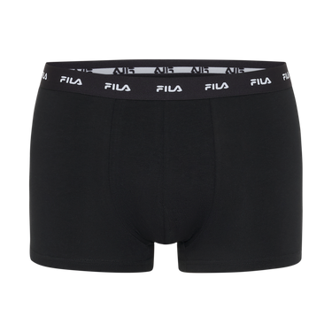 Lot de 6 Boxers homme Coton Noir Uni - Fila