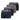 Lot de 4 Boxers homme Coton Gris/Blanc/Rouge/Noir Uni - Pierre Cardin