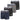 Lot de 4 Boxers homme Coton Noir/Bleu/Gris Uni - Serge Blanco