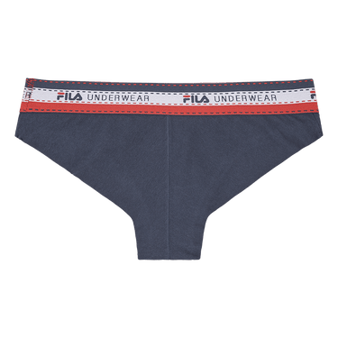 Lot de 3 Strings femme Coton Noir Uni - Fila