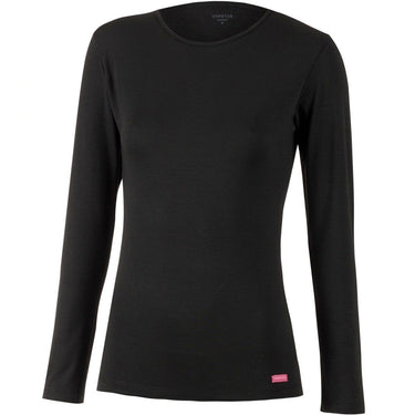 T-shirt manches longues Femme THERMO Noir et Uni