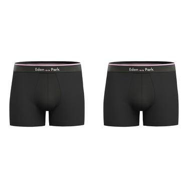 Lot de 2 Boxers homme Coton Noir/Rose/Bleu - Eden Park