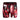 Boxer homme Polyester Rouge/Noir/Beige/Blanc Imprimé - Pull In