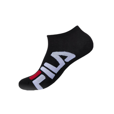 Lot de 6 Paires de Chaussettes homme Socquettes Sportif Noir Imprimé - Fila