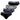 Lot de 4 Slips homme Coton Noir Uni - Umbro