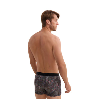 Boxer homme Coton Marron/Bleu/Rouge Imprimé - Aubade Men