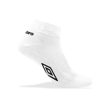 Lot de 10 Paires de Chaussettes homme Courtes Sportif Blanc/Noir Uni - Umbro