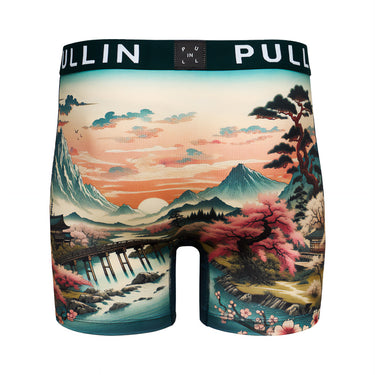 Boxer homme Polyester Noir/Blanc/Bleu ciel/Rose/Rouge/Vert/Orange Imprimé - Pull In
