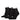 LOT DE 3 Socquettes Chaussettes Mixte SNEAK Noir et Blanc