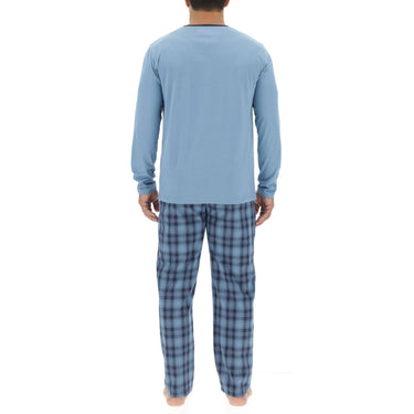 Pyjama Bleu homme coupe Regular Col rond Imprimé - Pierre Cardin
