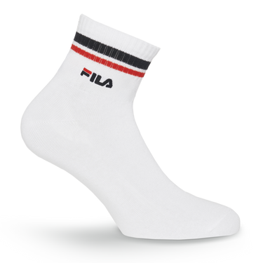 Lot de 6 Paires de Chaussettes homme Courtes Sportif Blanc/Rouge/Bleu foncé - Fila