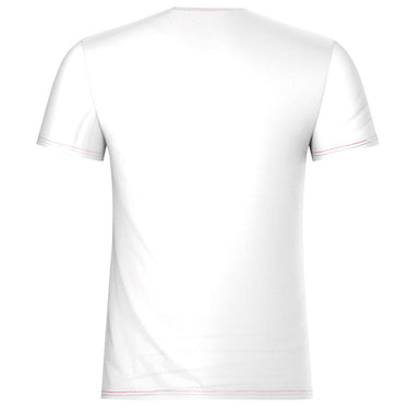 T-shirt manches courtes col en V Homme FAIT EN FRANCE Blanc et Uni