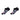 FILA Lot de 2 paires de Socquettes Mixte Coton SIMPLE Noir