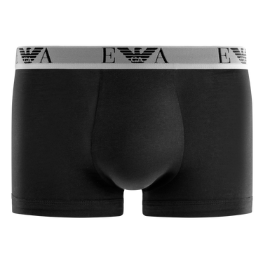 Lot de 3 Boxers homme Coton Noir/Blanc Uni - Emporio Armani
