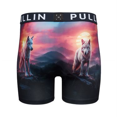 Boxer homme Polyester Noir/Rose/Gris/Blanc/Violet Imprimé - Pull In