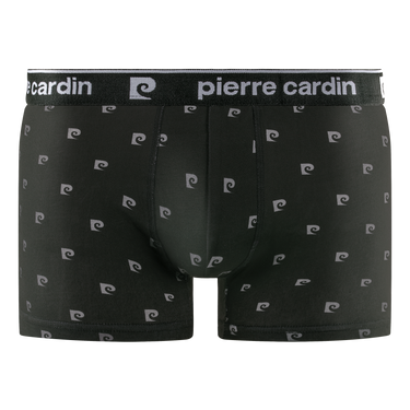 Lot de 3 Boxers homme Coton Noir/Gris Imprimé - Pierre Cardin