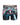 Boxer homme Polyester Noir/Rose/Blanc Imprimé - Pull In