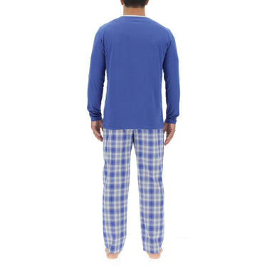 Pyjama Bleu homme coupe Regular Col rond Imprimé - Pierre Cardin