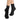 LOT DE 2 Socquettes Chaussettes Femme GREEN Noir et Uni