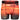 Boxer long Homme ALONE Orange et Noir