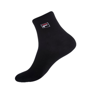 Lot de 6 Paires de Chaussettes homme Courtes Sportif Noir/Blanc Uni - Fila