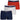LOT DE 3 Boxer Sous-vêtements Homme ANNIVERSAIRE Bleu et Rouge