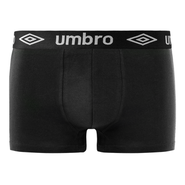 Lot de 8 Boxers homme Coton Noir Uni - Umbro
