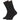 LOT DE 2 Chaussettes Homme CASUAL FLATKNIT Noir et Gris
