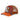 Casquette Homme WILDKITTY Marron et Orange