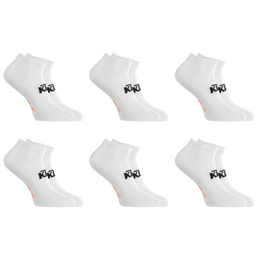 Lot de 6 Paires de Chaussettes homme Socquettes Sportif Noir/Blanc Uni - Ktm