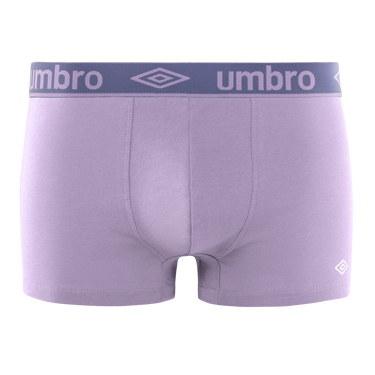 Lot de 4 Boxers homme Coton Vert/Bleu/Orange/Violet Uni - Umbro