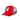 Casquette Homme BUG1 Rouge et Blanc