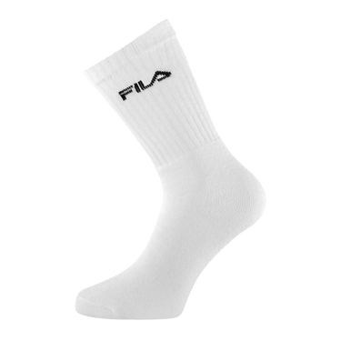 Lot de 6 Paires de Chaussettes homme Tennis Mode, Sportif Blanc/Noir Uni - Fila