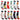 Lot de 12 Paires de Chaussettes garcon Courtes Fantaisie Rouge/Jaune/Gris/Bleu/Blanc Imprimé - Pokemon