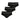 Lot de 3 Slips homme Coton Noir Uni - Eminence